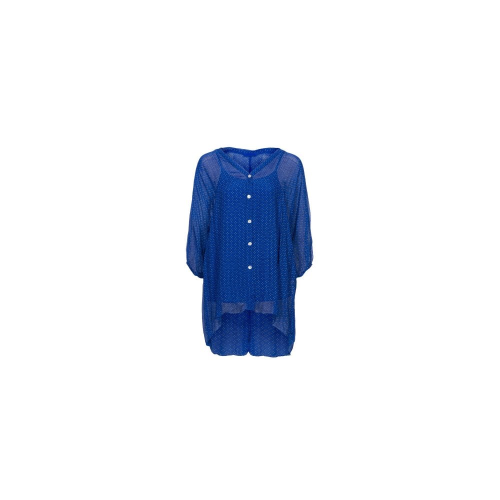 Royal Blue with Starflowers