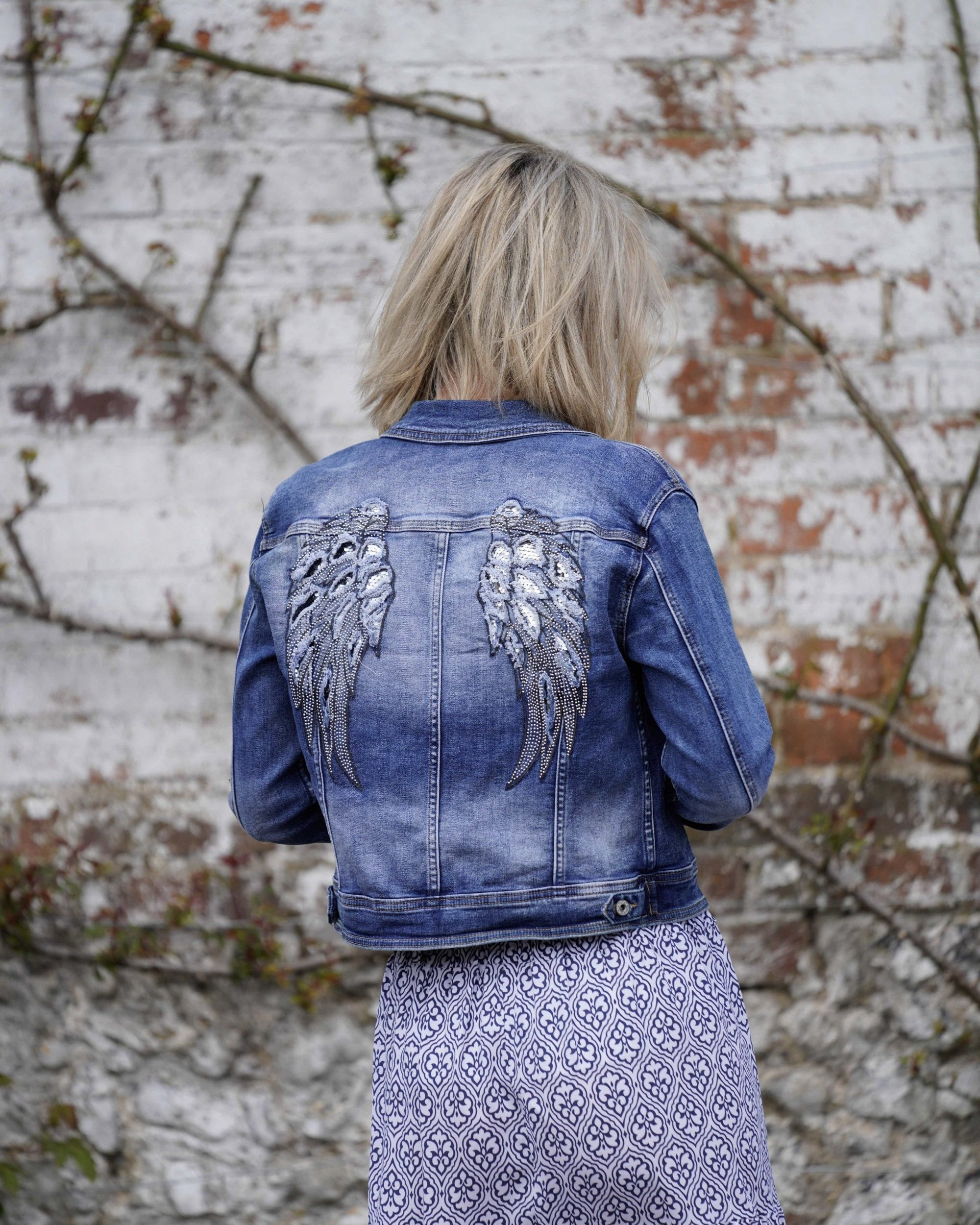 Angel Wings Denim Jacket