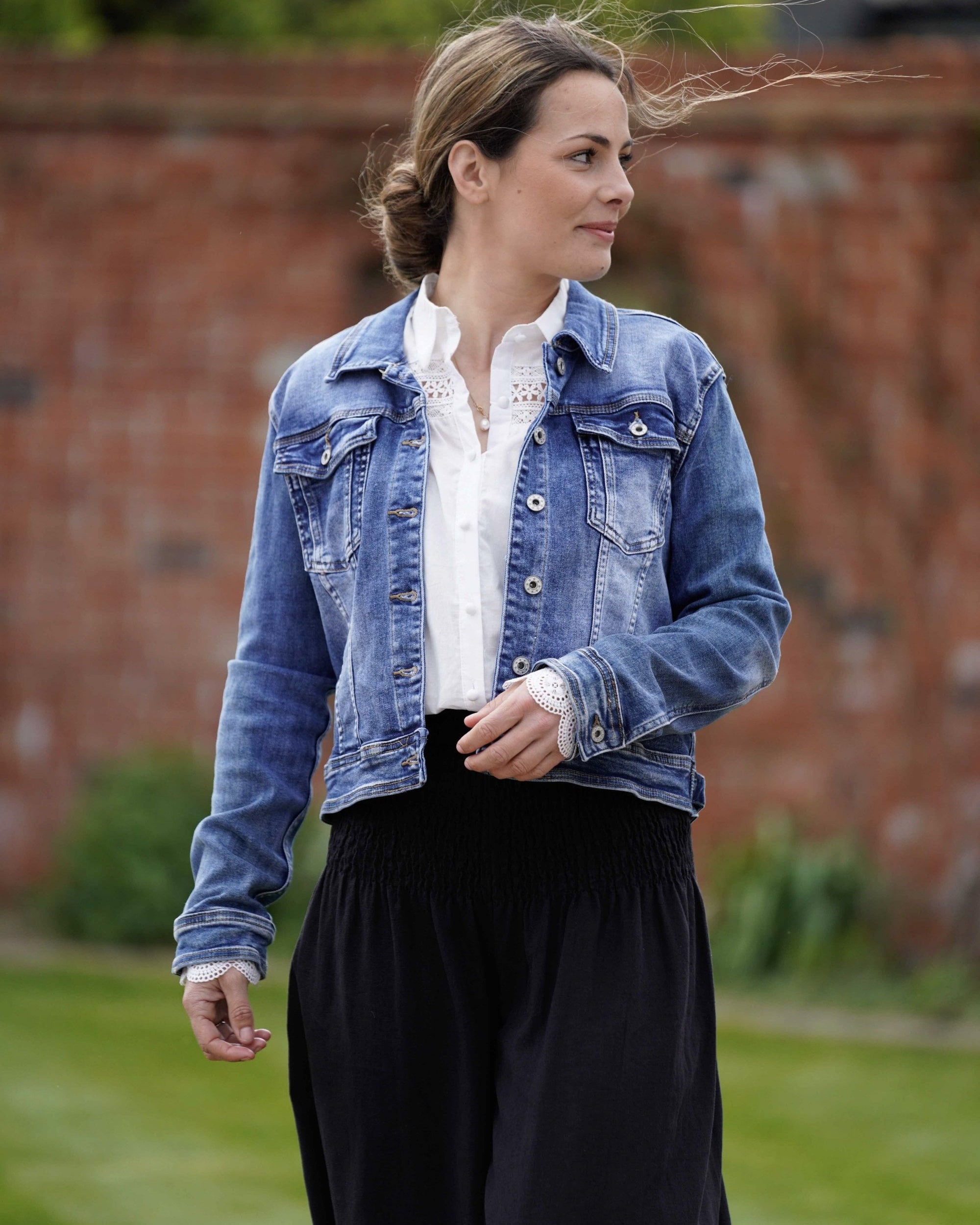 Angel Wings Denim Jacket
