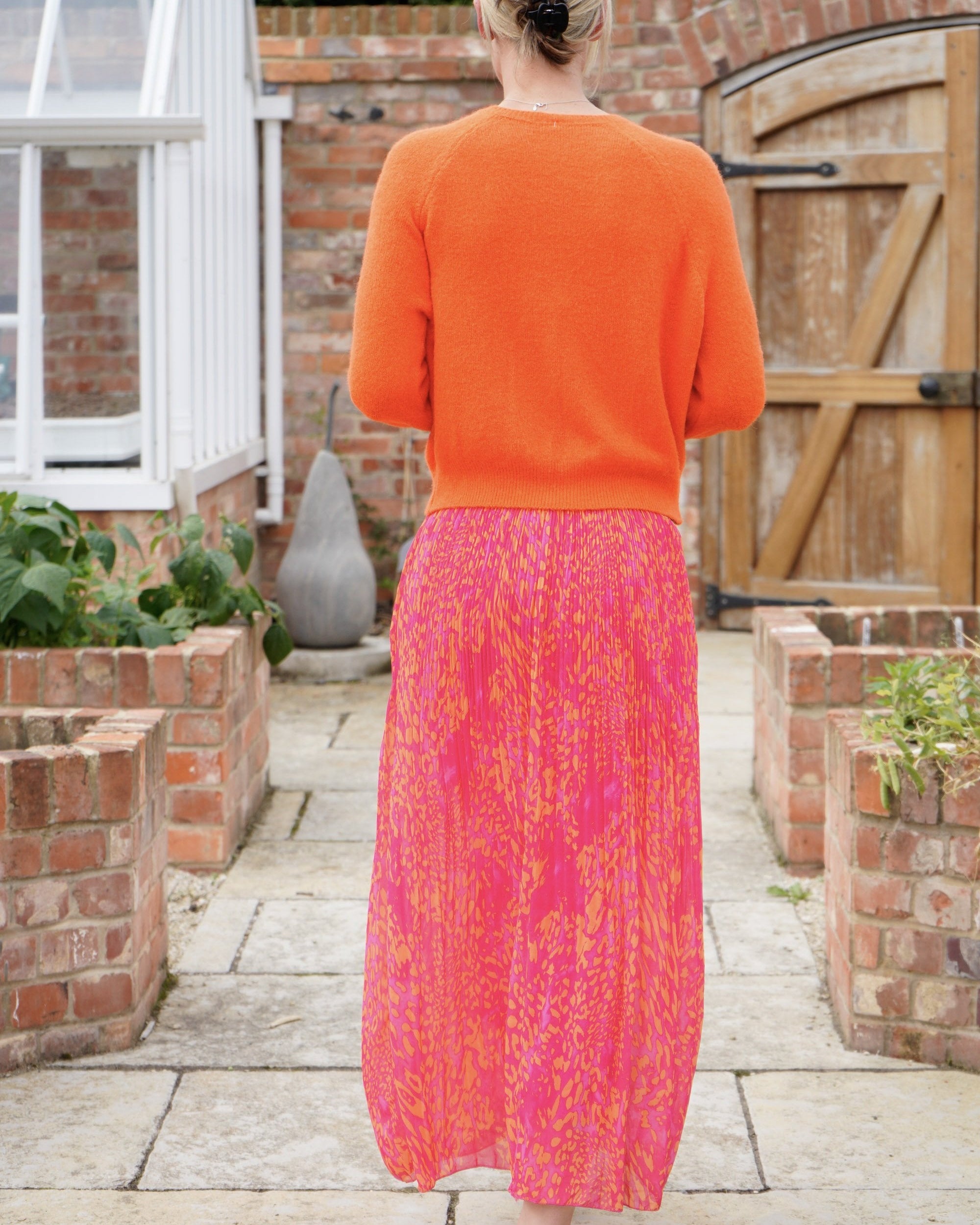 Fuchsia/orange