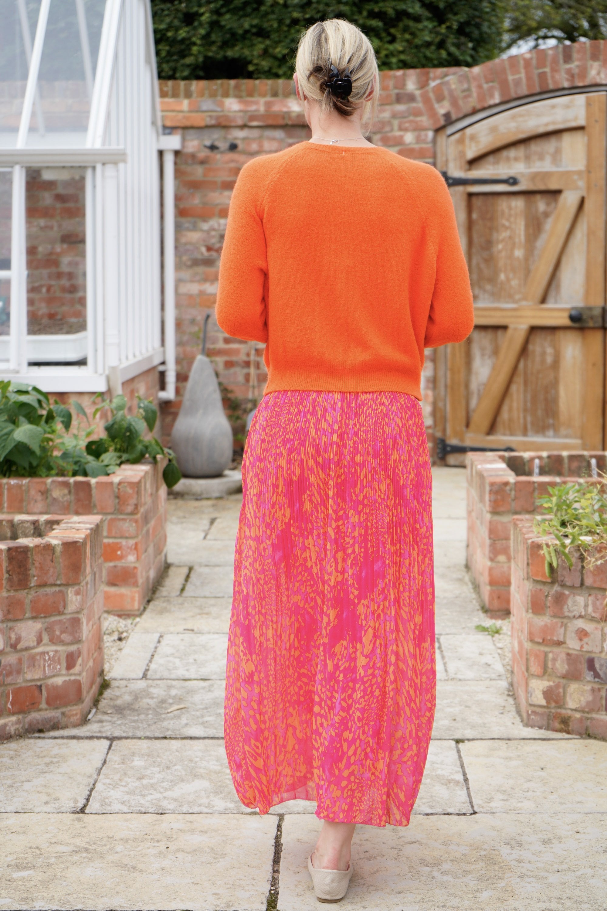 Fuchsia/orange