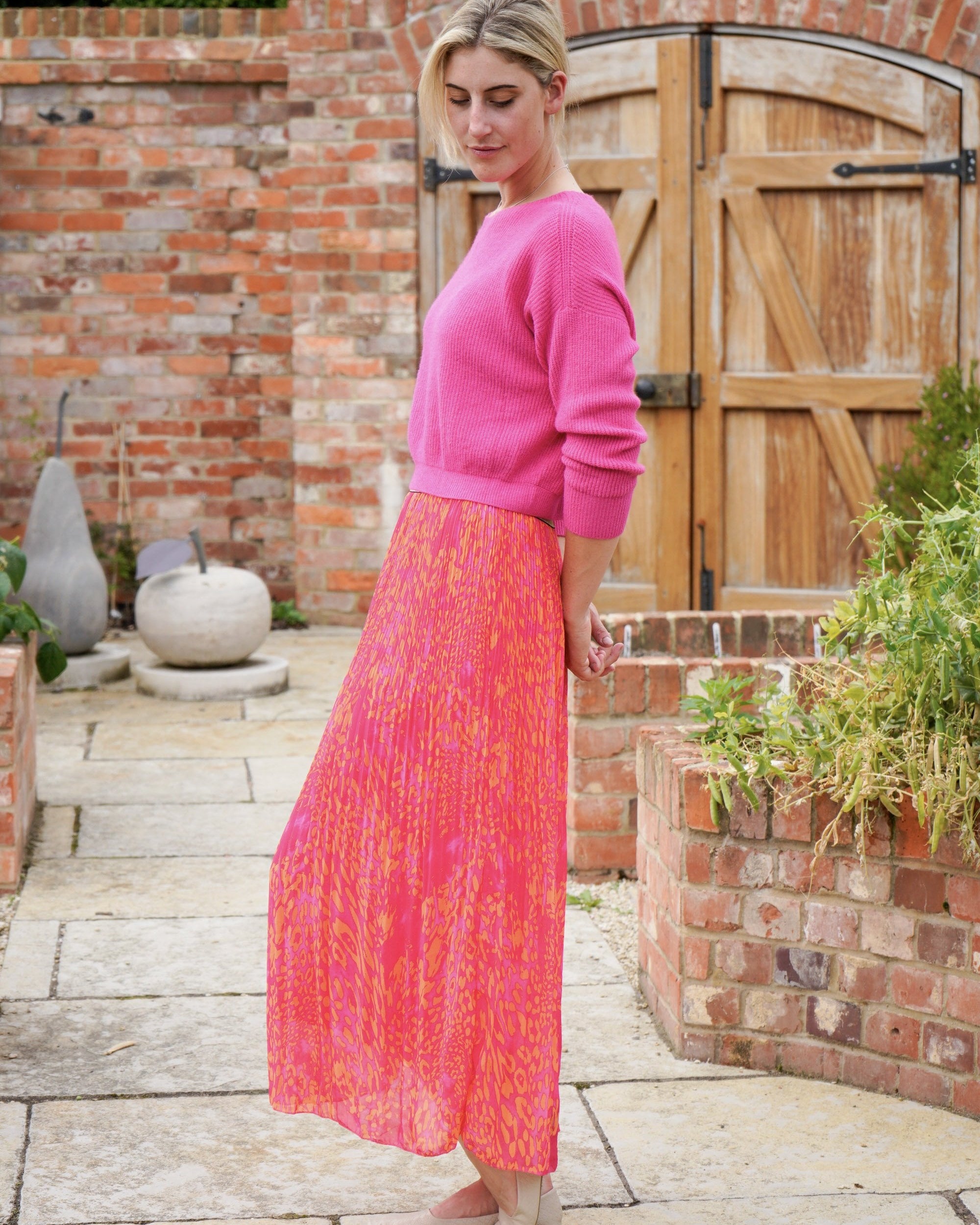 Fuchsia/orange