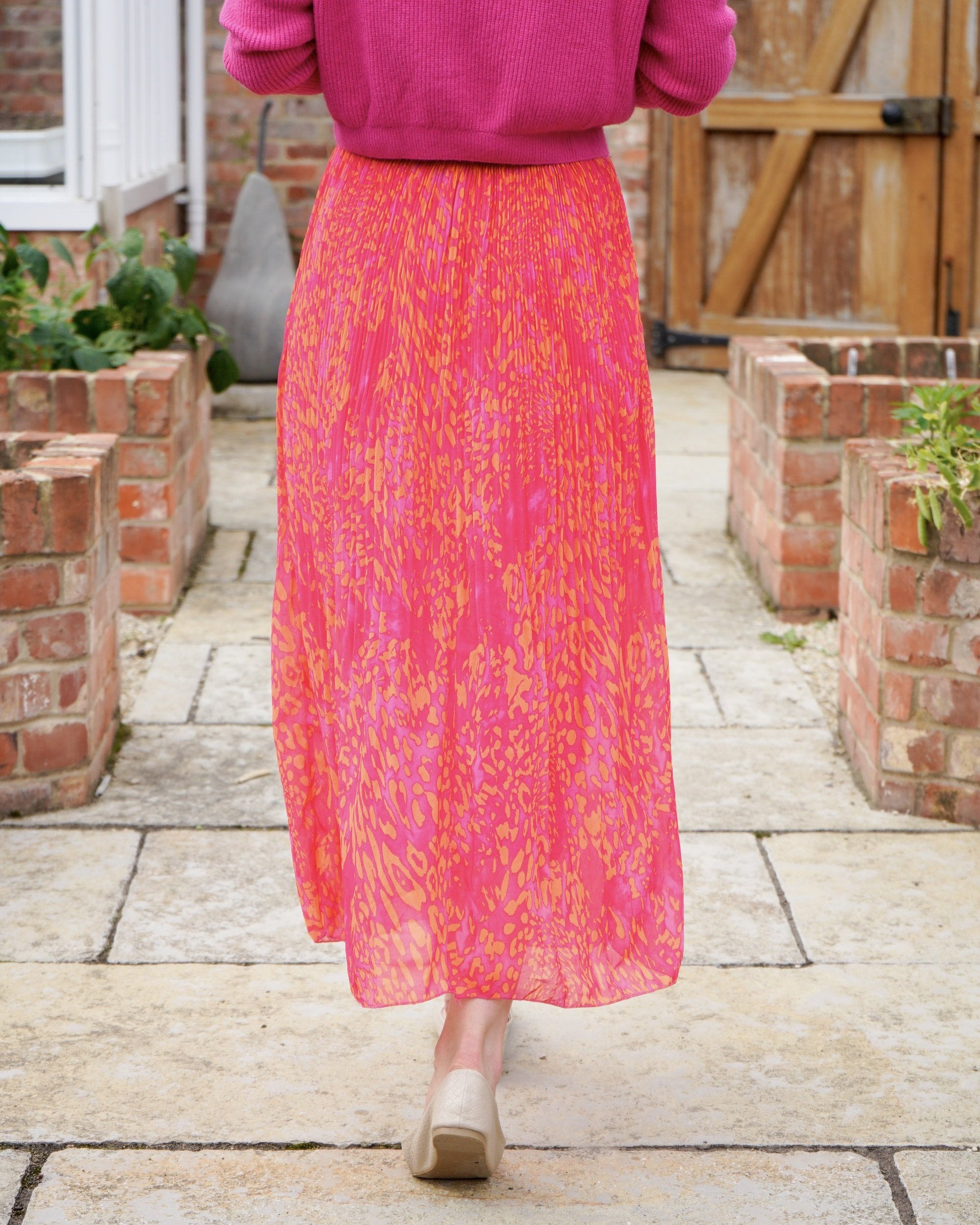 Fuchsia/orange