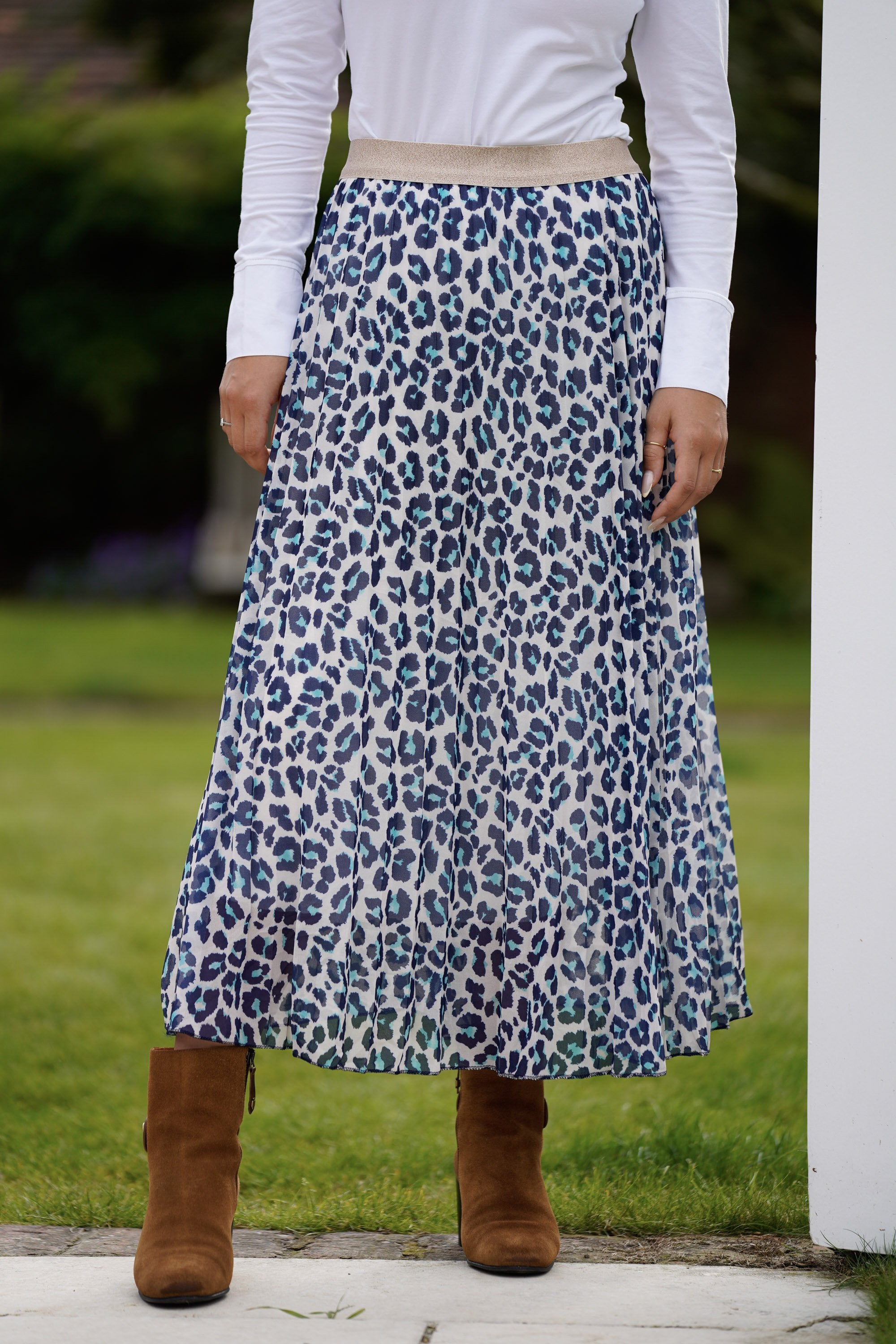 Navy and Turquoise
