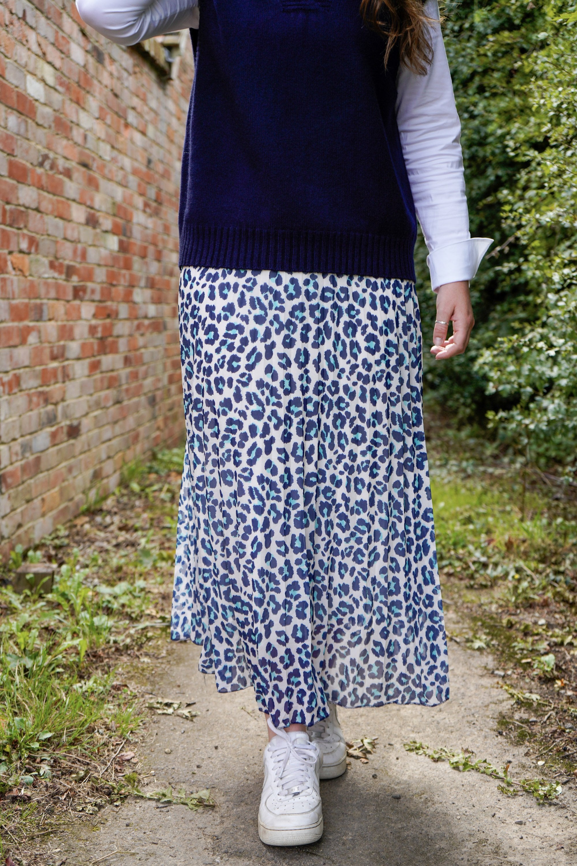 Navy and Turquoise