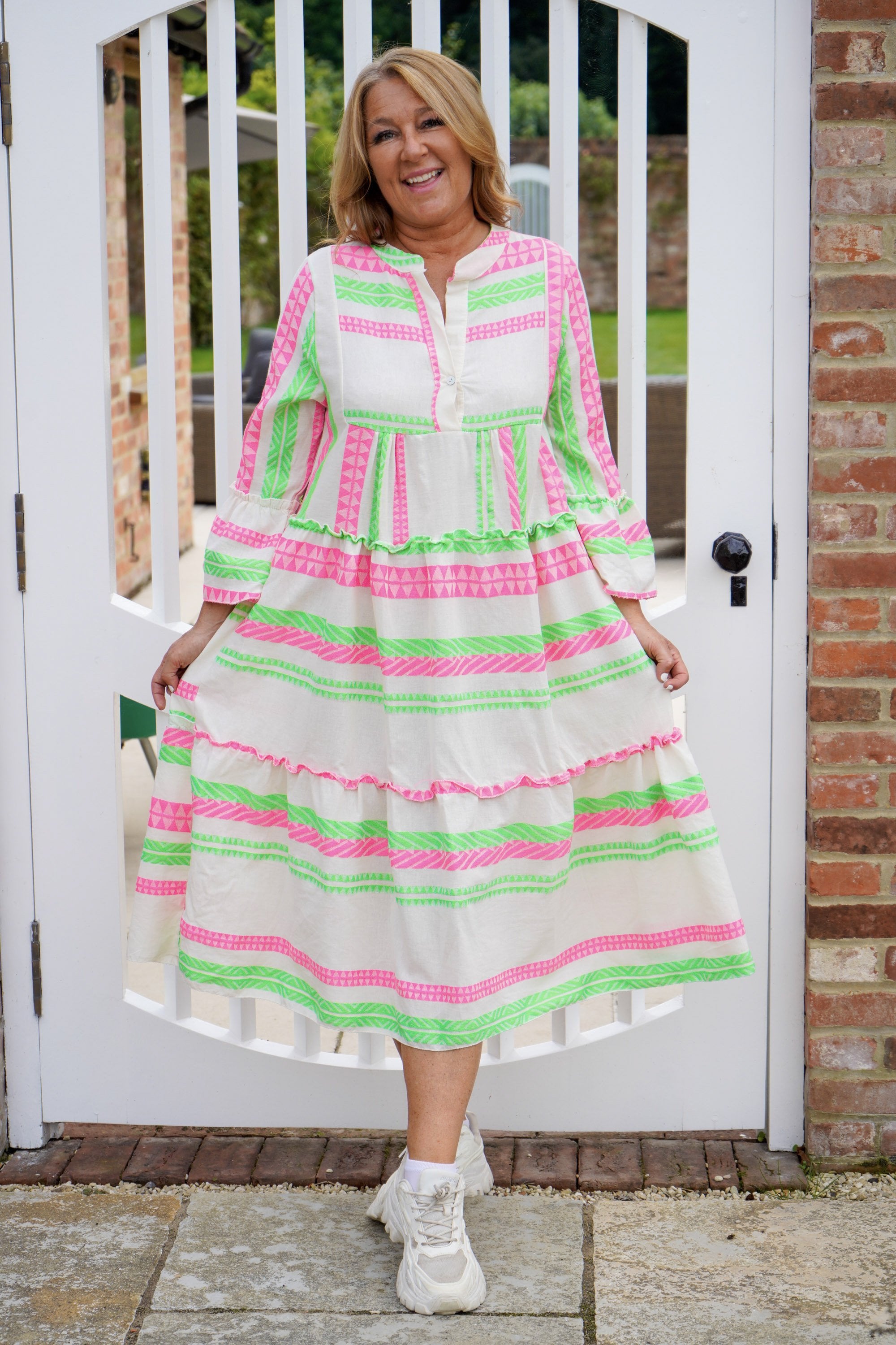 Neon Green & Pink