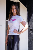 LOVE Horse Shoe Organic Tee