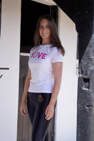 LOVE Horse Shoe Organic Tee