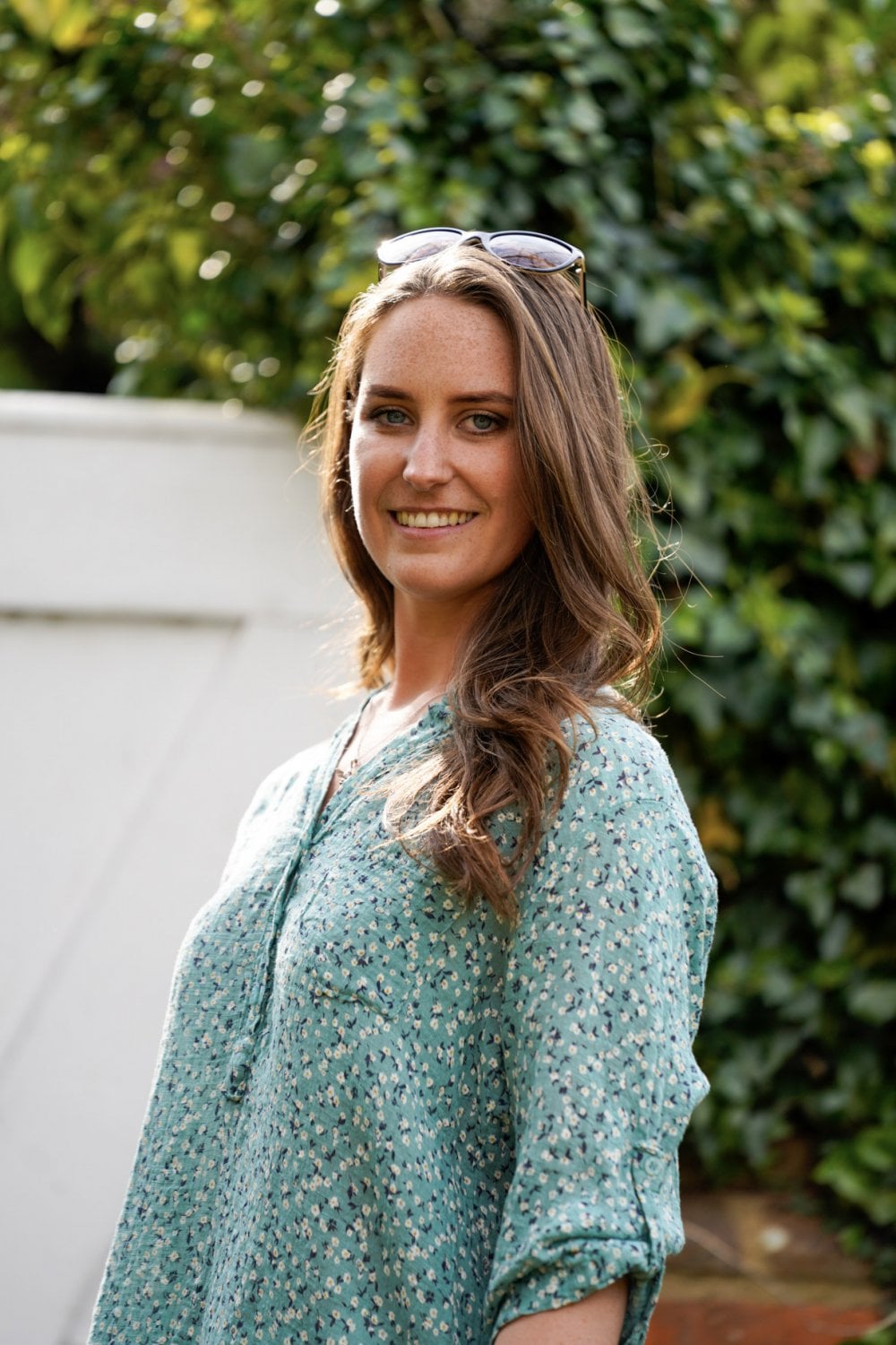 Olive Green with Gypsophila