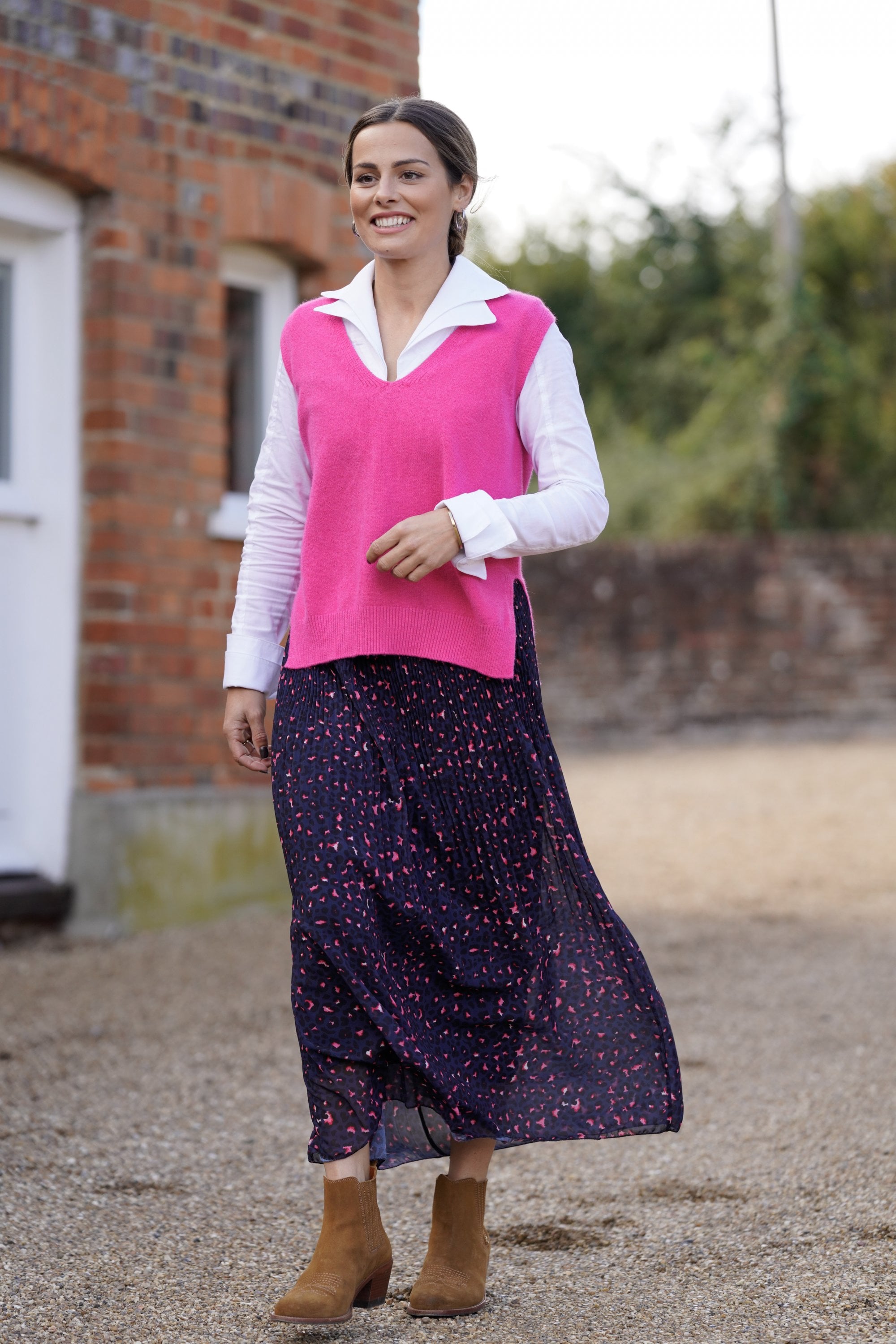 Navy and Pink