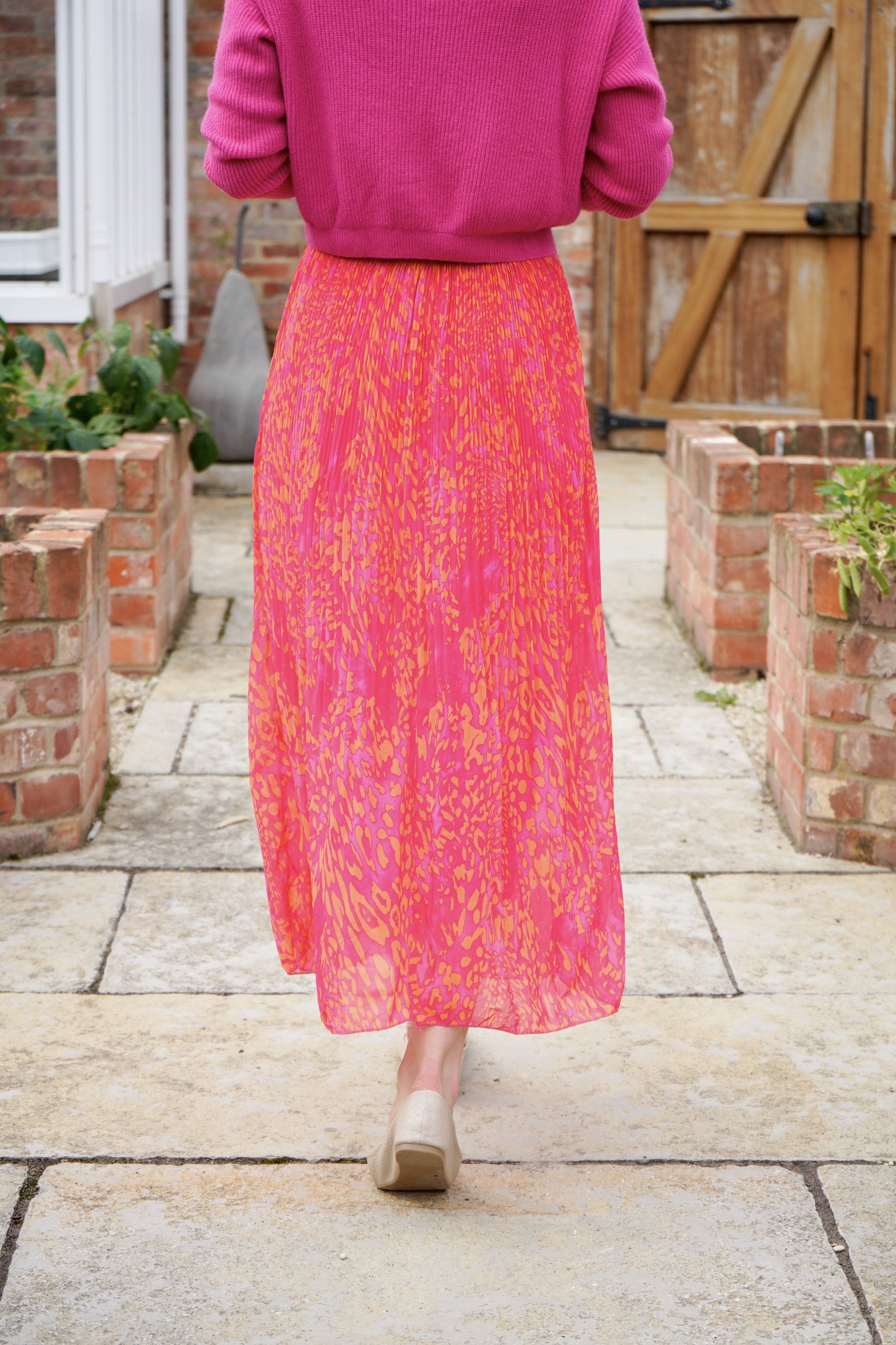 Fuchsia/orange