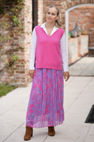 Fuchsia/Blue
