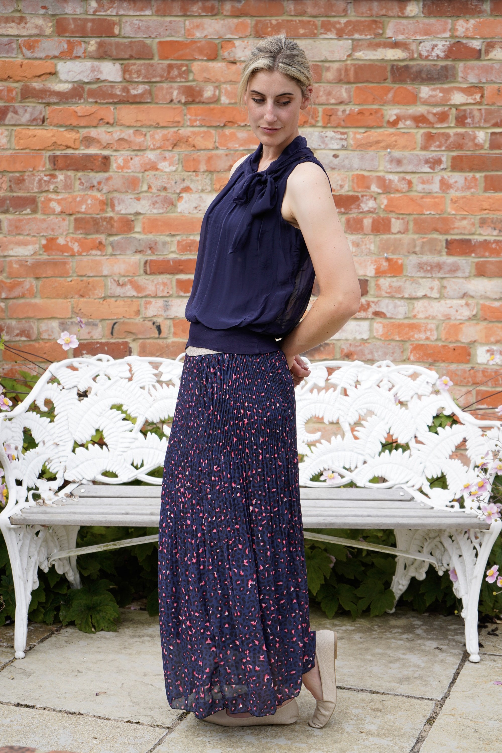 Navy and Pink