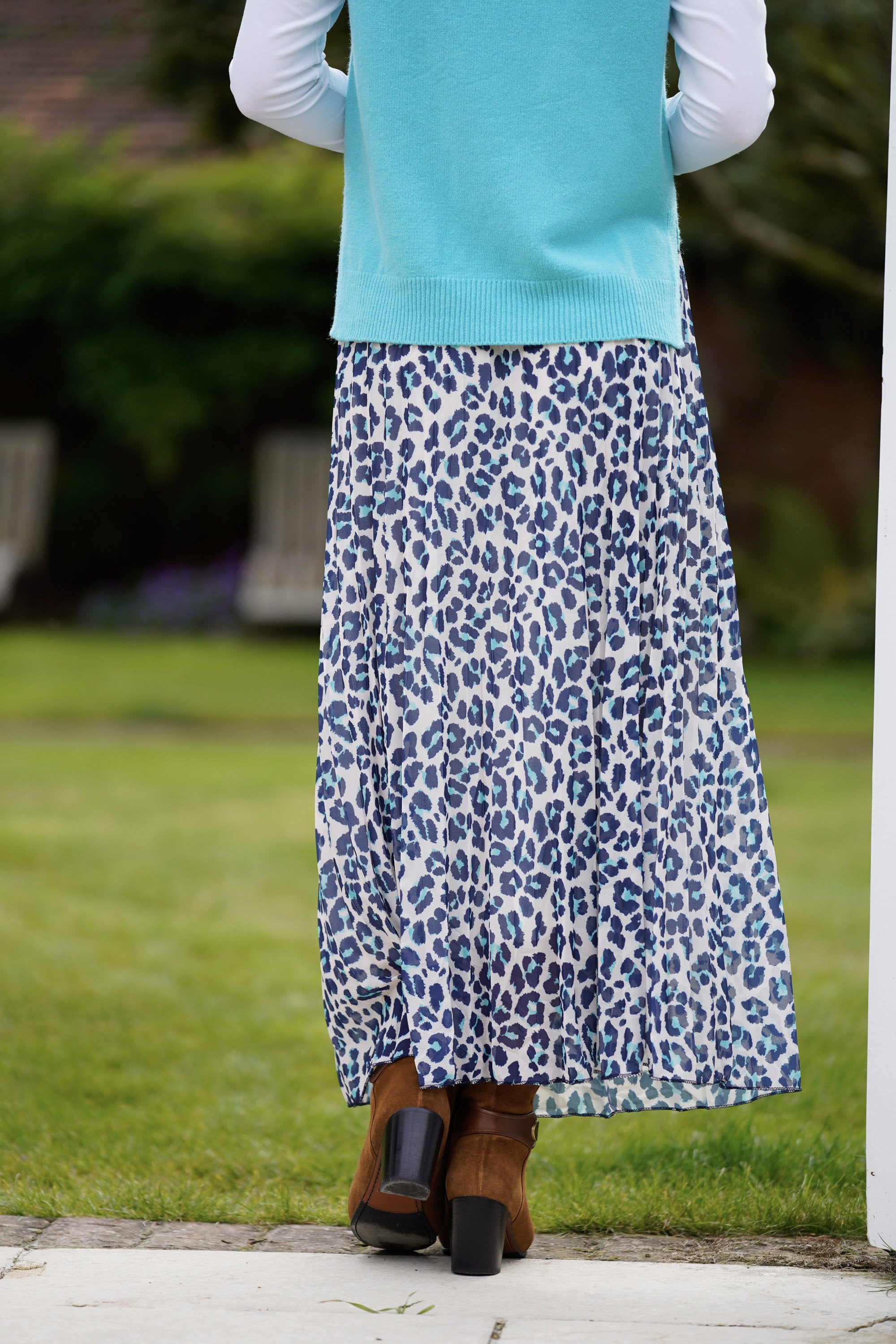 Navy and Turquoise